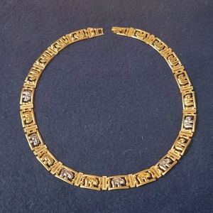 Marked Untested Gold Necklace Light Weight 18'